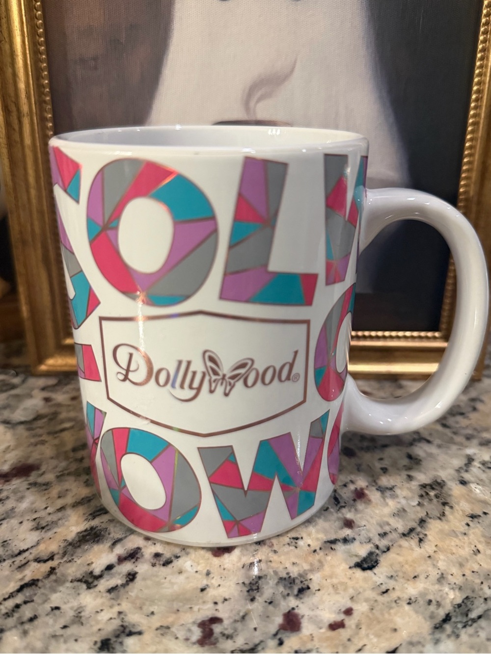 Official Dollywood coffee mug